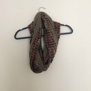 Knitted infinity scarf